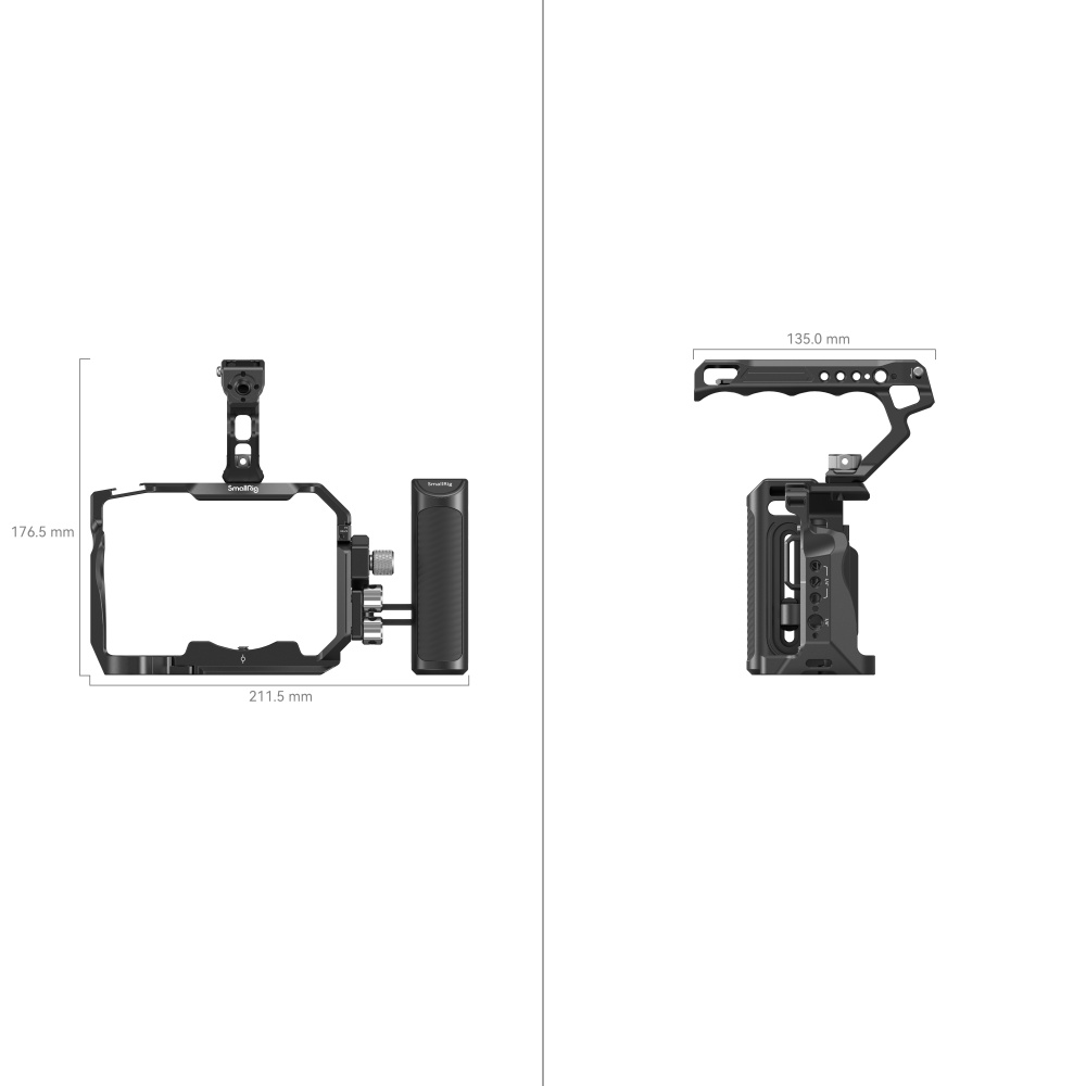 SmallRig Advanced Cage Kit za Sony A7R V / A7 IV / A7S III 3669C - 2